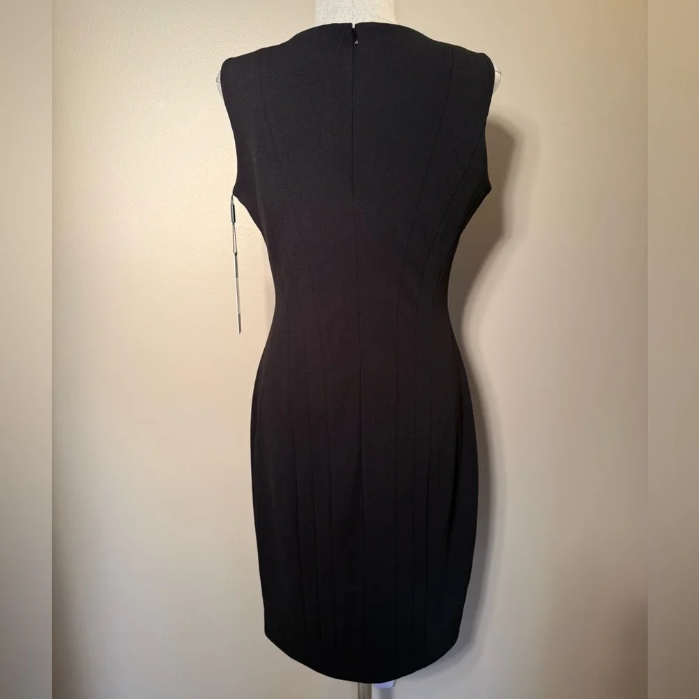 Calvin Klein Alexi Black Midi Dress - Picture 3 of 8